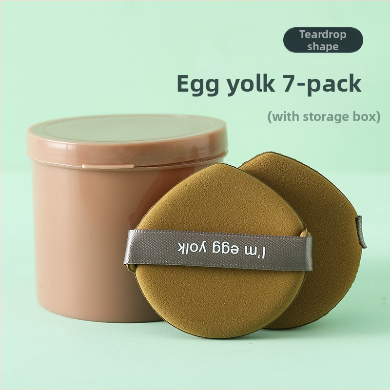 Cui Da makiažo kempinė, hidrofinis poliuretanas, 7 vnt., skirta toniniam pudriui