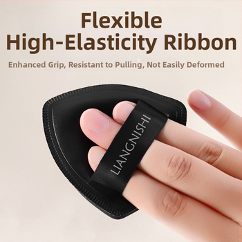 Try-in-one rinkinys: pudros kempinė ir fondų šepetėlis, sausam ir šlapiam naudojimui; netolygi forma, hidrofilinė ne-lateks medžiaga