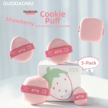 Oro pudros kempinė – sausas/šlapias dvigubo naudojimo, hidrofilinis poliuretanas, nereguliarus formos, 5 vnt komplektas