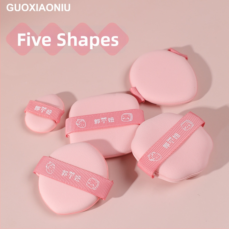 Oro pudros kempinė – sausas/šlapias dvigubo naudojimo, hidrofilinis poliuretanas, nereguliarus formos, 5 vnt komplektas