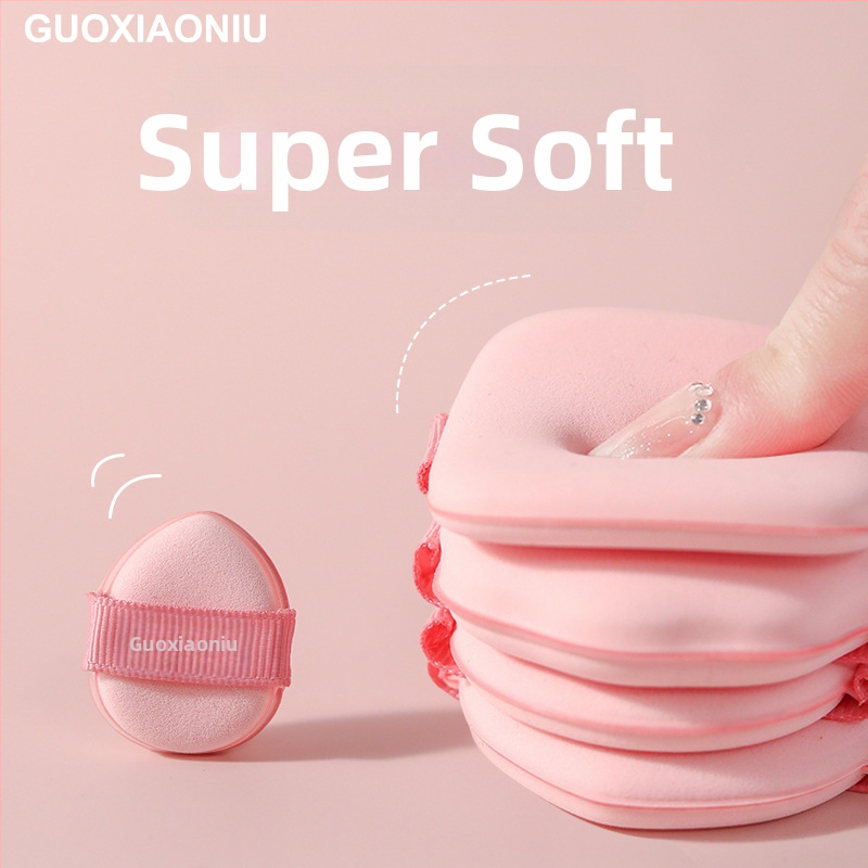 Oro pudros kempinė – sausas/šlapias dvigubo naudojimo, hidrofilinis poliuretanas, nereguliarus formos, 5 vnt komplektas