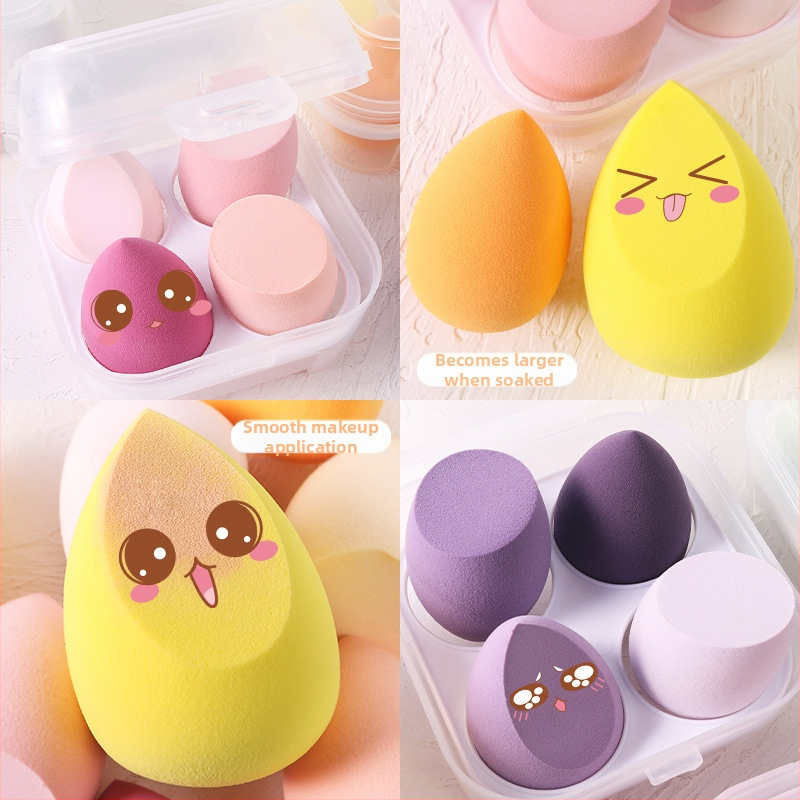 Makiažo kempinė – neabsorbuoja pudros, dvigubo naudojimo drėgna/sausa, oro pagalvėlė pudrai, itin švelni tekstūra