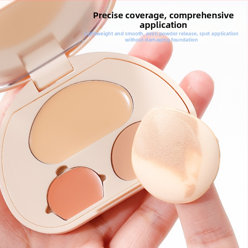 Xixi pudros kempinė – sausam/mirkaniam naudojimui, nestandartinės formos, hidrofilinis poliuretanas, 5 vnt. komplektas