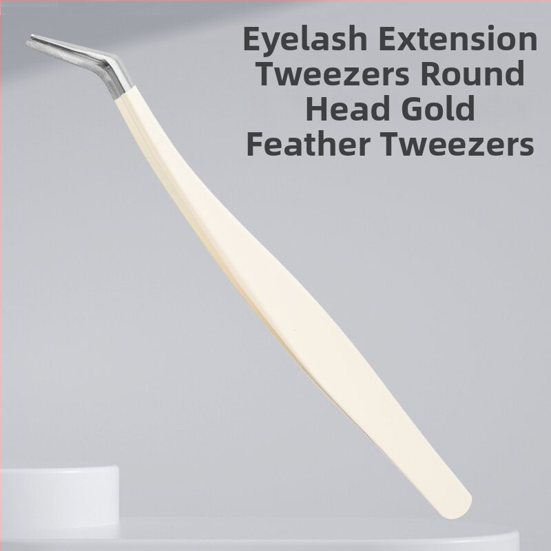 Blakstienų žnyplės dirbtinėms blakstienoms, aukštos precizijos nerūdijančio plieno, prekės ženklas Six Six Beauty, universalus naudojimui