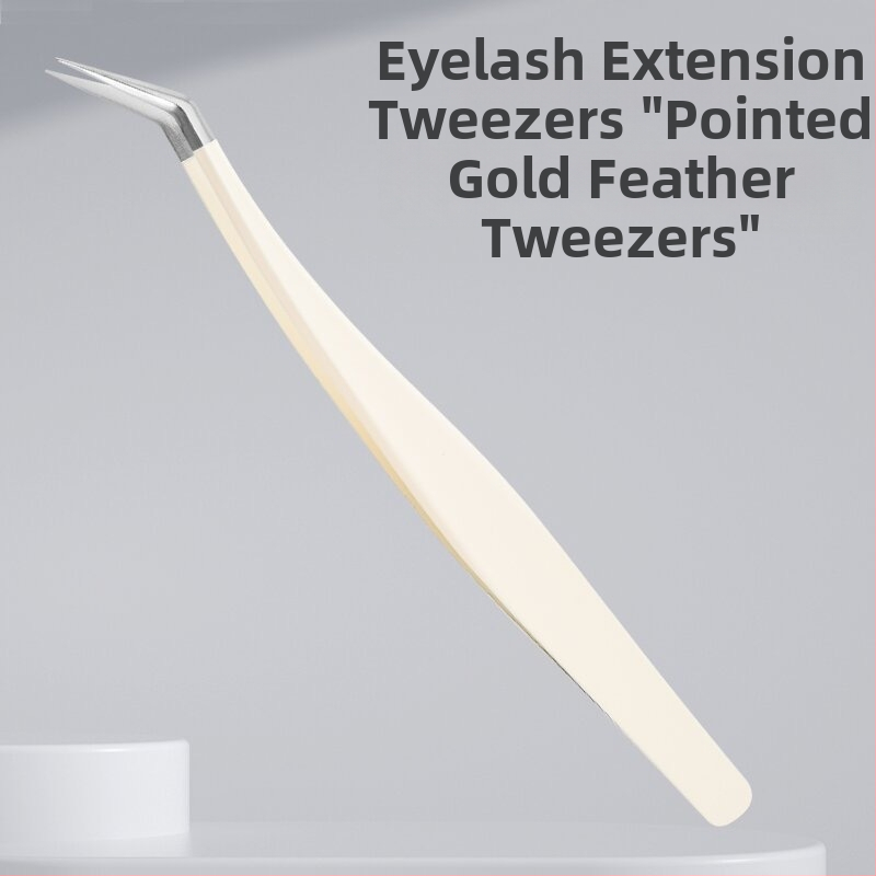 Blakstienų žnyplės dirbtinėms blakstienoms, aukštos precizijos nerūdijančio plieno, prekės ženklas Six Six Beauty, universalus naudojimui