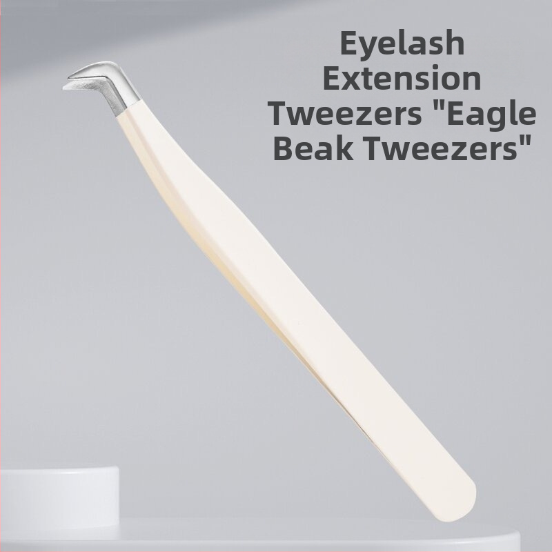 Blakstienų žnyplės dirbtinėms blakstienoms, aukštos precizijos nerūdijančio plieno, prekės ženklas Six Six Beauty, universalus naudojimui