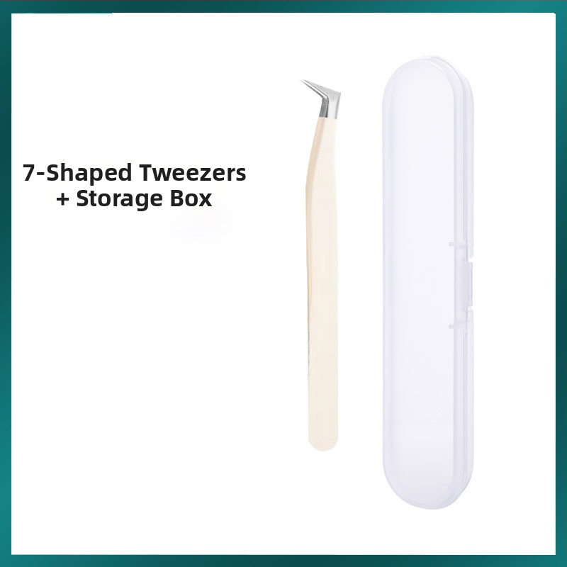 Blakstienų žnyplės dirbtinėms blakstienoms, aukštos precizijos nerūdijančio plieno, prekės ženklas Six Six Beauty, universalus naudojimui