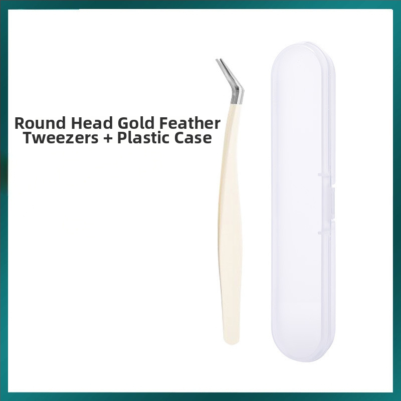 Blakstienų žnyplės dirbtinėms blakstienoms, aukštos precizijos nerūdijančio plieno, prekės ženklas Six Six Beauty, universalus naudojimui