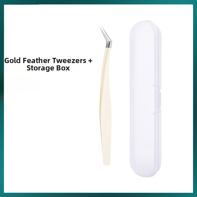 Blakstienų žnyplės dirbtinėms blakstienoms, aukštos precizijos nerūdijančio plieno, prekės ženklas Six Six Beauty, universalus naudojimui