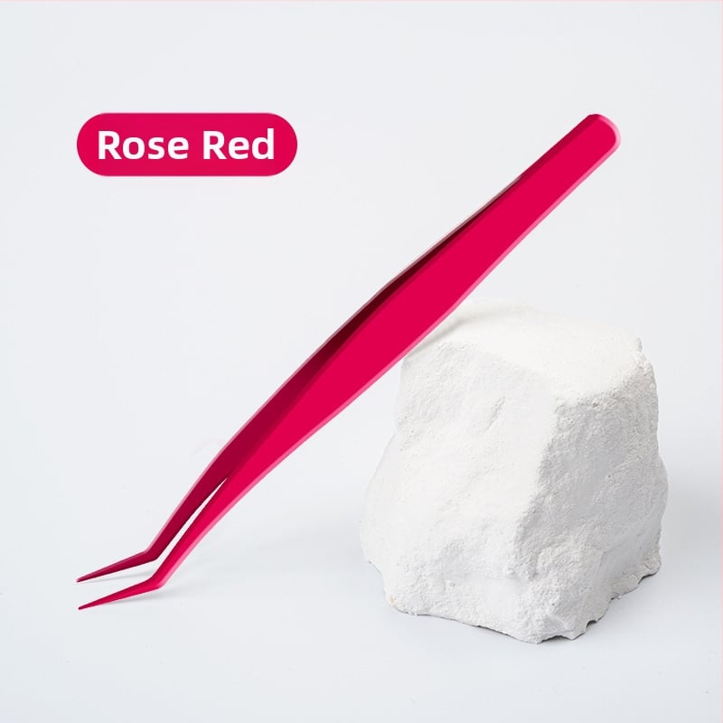 Blakstienų pincetai su antiadhesine danga, auksinio plunksnos klipo, aukšta tikslumas pradedantiesiems • Kodas Mz-128 • Yangjiang • Nėra elektros • Pakuotė 1000 vnt