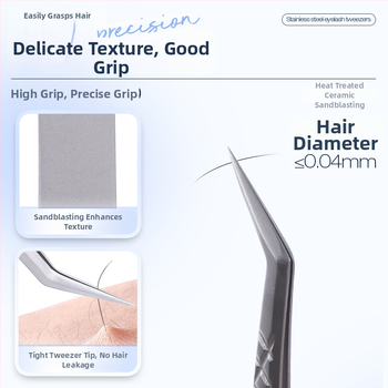 Blakstienų žnyplės – integruotos, šiluminiu apdorojimu, smėlio tekstūra, aukšto tankio galiukai