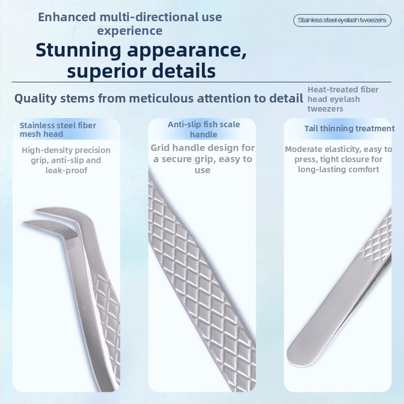 Blakstienų žnyplės – integruotos, šiluminiu apdorojimu, smėlio tekstūra, aukšto tankio galiukai