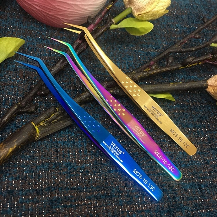 VETUS blakstienų pincetai, nerūdijantis plienas, universalus naudojimas, be importo