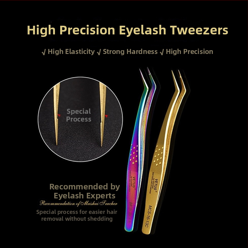 VETUS blakstienų pincetai, nerūdijantis plienas, universalus naudojimas, be importo