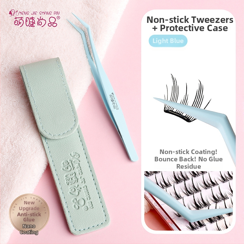 Pradedantiesiems skirtos blakstienų žnyplutės su nano danga ir anti prilipimo danga — nerūdijančio plieno