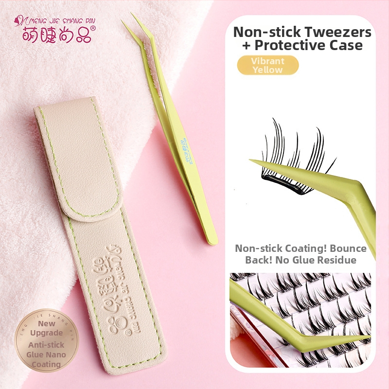 Pradedantiesiems skirtos blakstienų žnyplutės su nano danga ir anti prilipimo danga — nerūdijančio plieno