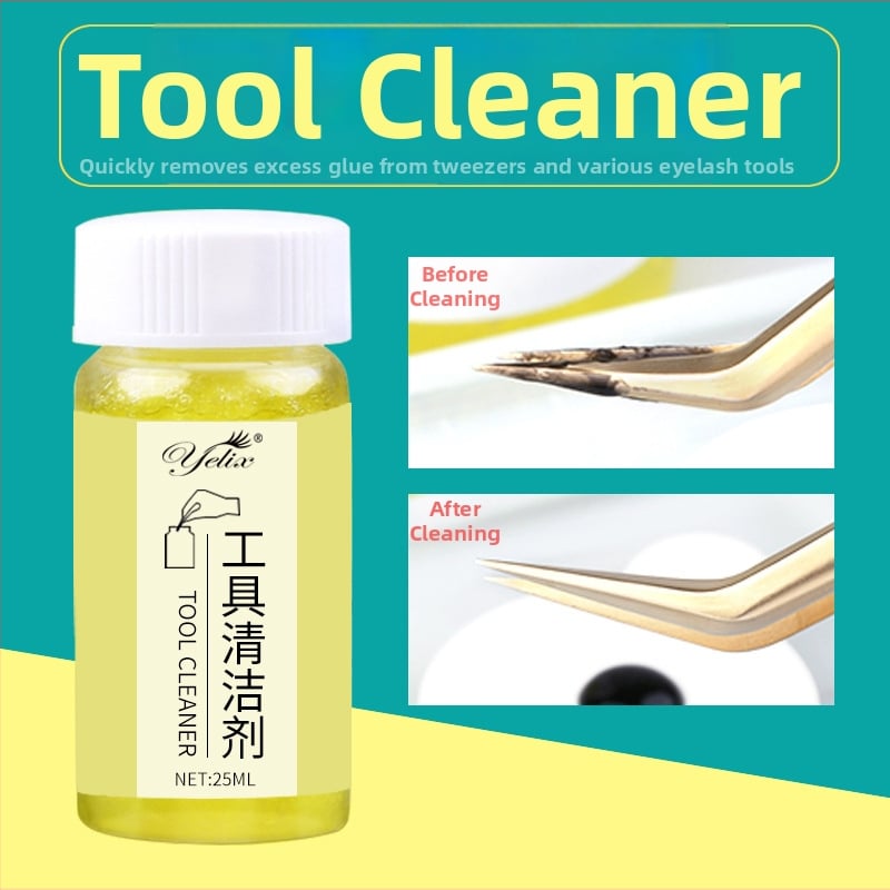 Blakstienų žnyplių valymo skystis, Yelix, 25 ml, kilmė Shanghai, pakuotė 500 vienetų