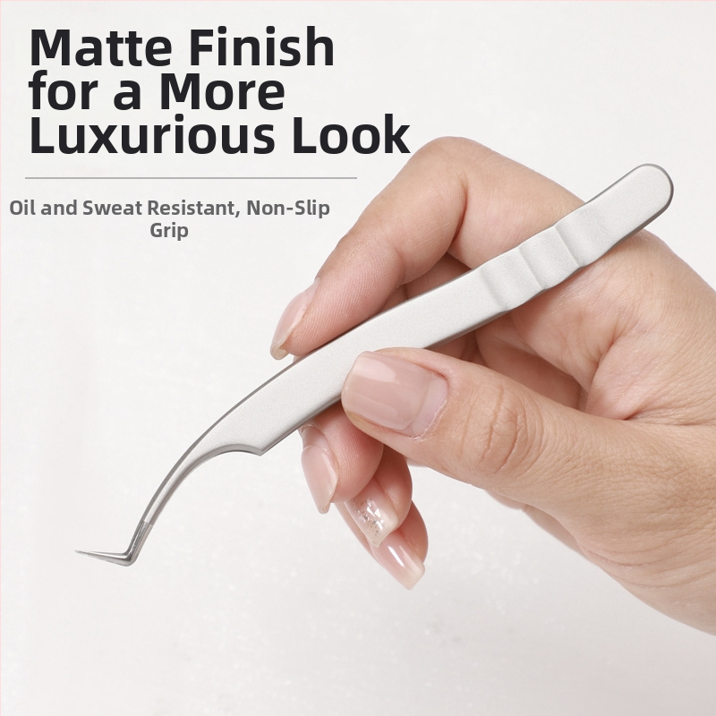 Skropstu pagarināšanas pincetes - nerūsējošs tērauds, Jin Tenghui zīmols, lokošs instruments skropstu veidošanai