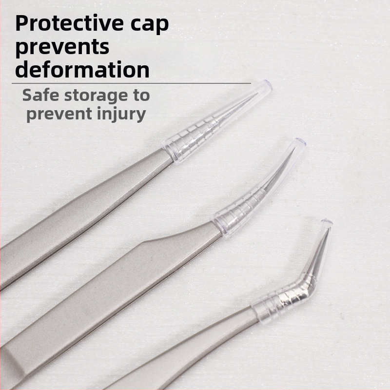 Skropstu pagarināšanas pincetes - nerūsējošs tērauds, Jin Tenghui zīmols, lokošs instruments skropstu veidošanai