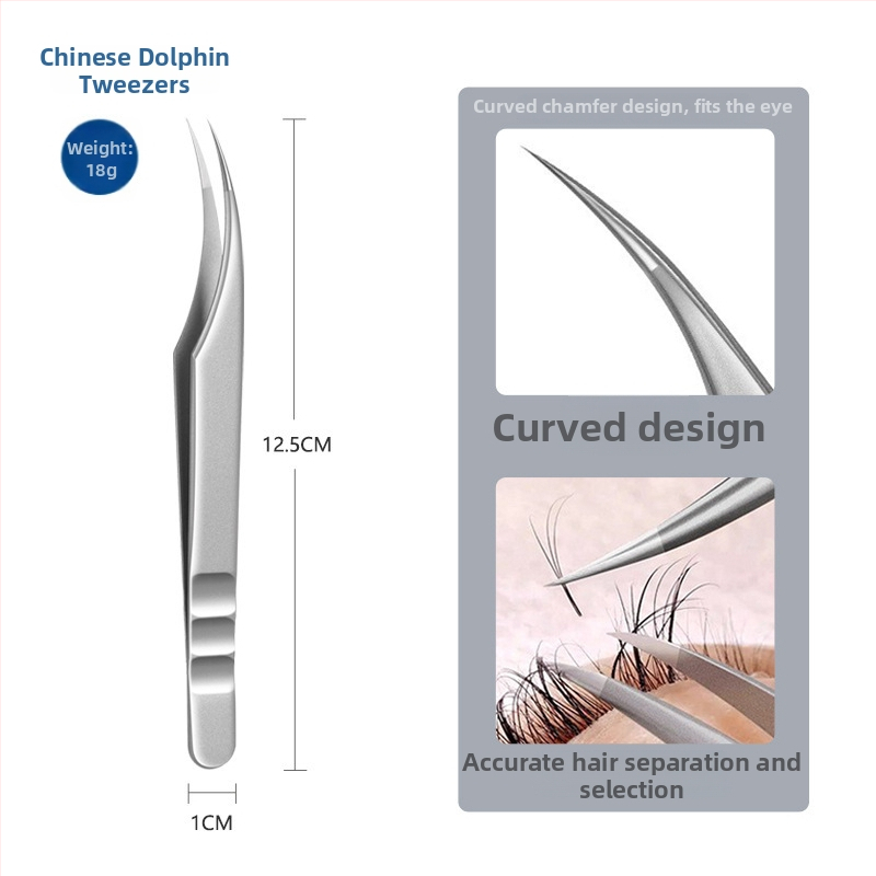Blakstienų plėtimo pincetai - nerūdijantis plienas, Jin Tenghui prekės ženklas, įrankis lenkimo blakstienoms