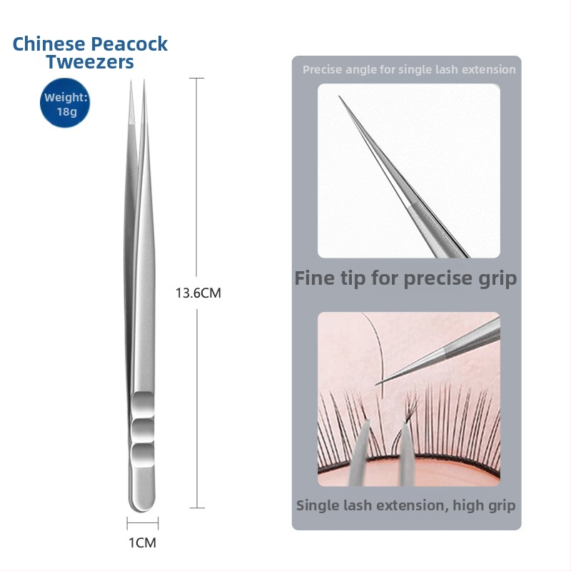 Blakstienų plėtimo pincetai - nerūdijantis plienas, Jin Tenghui prekės ženklas, įrankis lenkimo blakstienoms