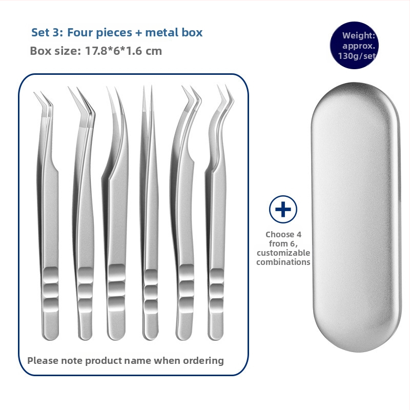 Blakstienų plėtimo pincetai - nerūdijantis plienas, Jin Tenghui prekės ženklas, įrankis lenkimo blakstienoms