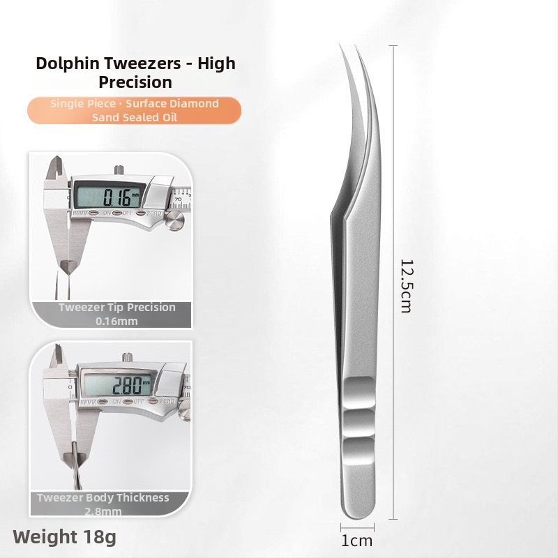 Blakstienų plėtimo pincetai - nerūdijantis plienas, Jin Tenghui prekės ženklas, įrankis lenkimo blakstienoms