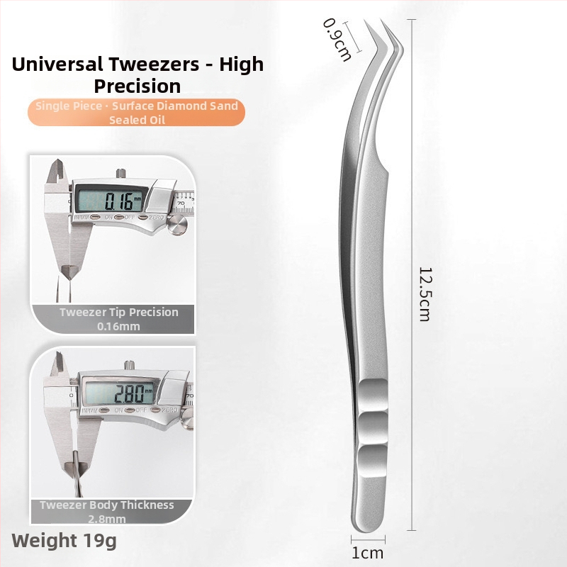 Blakstienų plėtimo pincetai - nerūdijantis plienas, Jin Tenghui prekės ženklas, įrankis lenkimo blakstienoms