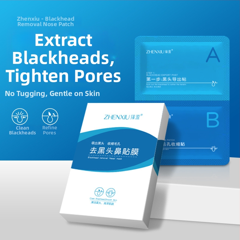 Bandă nazală pentru îndepărtarea punctelor negre – curățare profundă, micșorarea porilor, hidratare, 40 ml în total