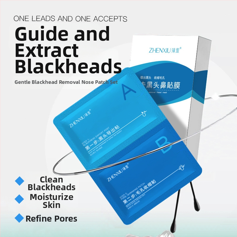 Bandă nazală pentru îndepărtarea punctelor negre – curățare profundă, micșorarea porilor, hidratare, 40 ml în total