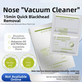 Porų formavimo nosies pleistrų rinkinys – inkštirų šalinimas, riebalų kontrolė, T-zonos priežiūra, 10 pleistrų (6 g×5 + 4 g×5)