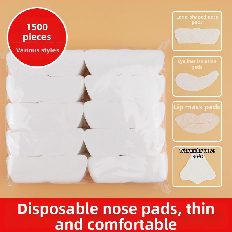 Vienkartinis trikampis nosies kaukės popierius, lengvas, drėgnam kompresui T zonoje, grožio salonui, 14 vnt.