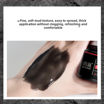 Mască cu năm vulcanică pentru eliminarea punctelor negre, benzi nazale din cărbune de bambus – curățare profundă, 100 g