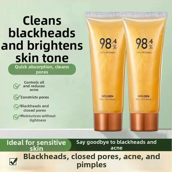 Peel-off kaukė, skirta riebalų kontrolei, porų susiaurinimui, inkštirų šalinimui ir giluminiam valymui – visiems odos tipams