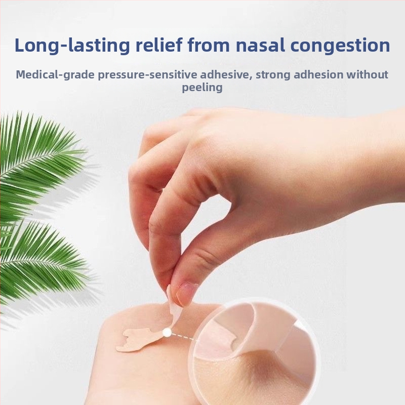 Hainuo Ventilācijas deguna plāksteris zīdaiņiem un bērniem, 10 plāksteri kastē, neauduma materiāls