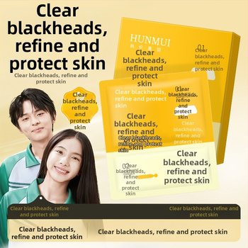 Dvigubo valymo nosies kaukė nuo juodųjų dėmių, riebalų reguliavimas, porų susiaurėjimas, odos tonuso šviesinimas ir drėkinimas