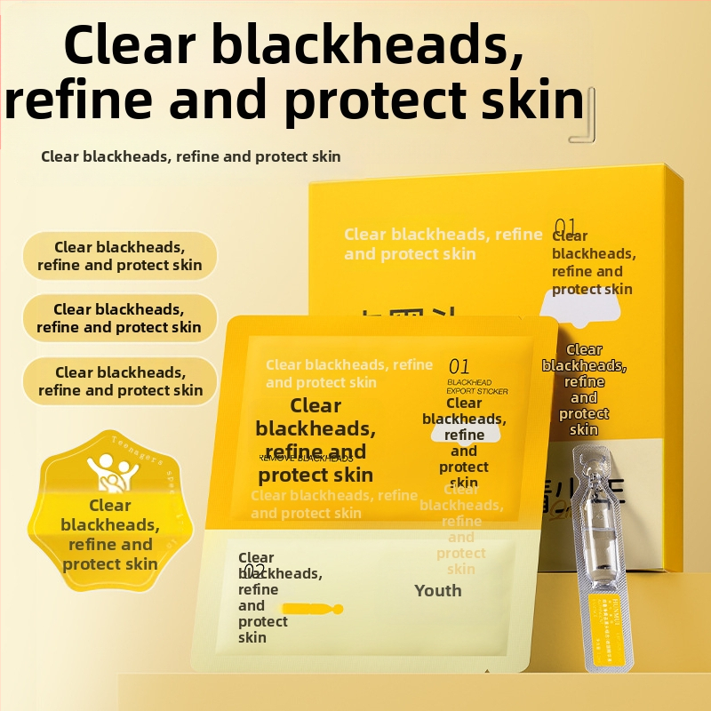 Dvigubo valymo nosies kaukė nuo juodųjų dėmių, riebalų reguliavimas, porų susiaurėjimas, odos tonuso šviesinimas ir drėkinimas