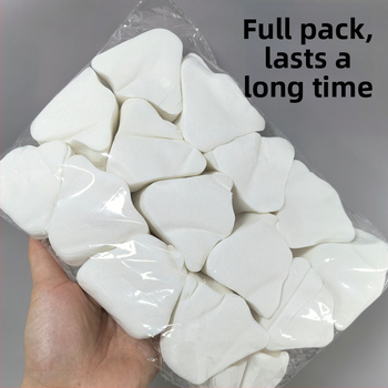 Trikampės nosies membranų plokštės, 1500 vnt., 60 g, vienkartinės, nesluoksniuotas audinys