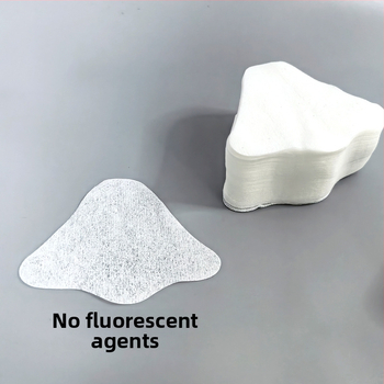 Trikampės nosies membranų plokštės, 1500 vnt., 60 g, vienkartinės, nesluoksniuotas audinys