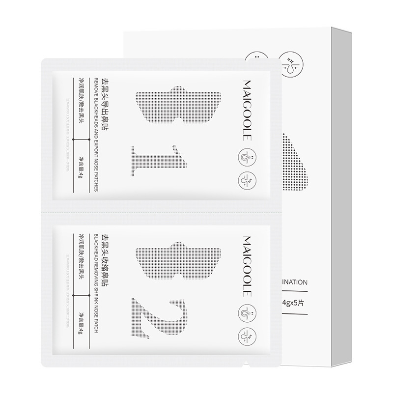 Set de plasturi nazali pentru curățare profundă, îndepărtarea punctelor negre, restrângerea porilor și hidratare – îngrijire zonă T