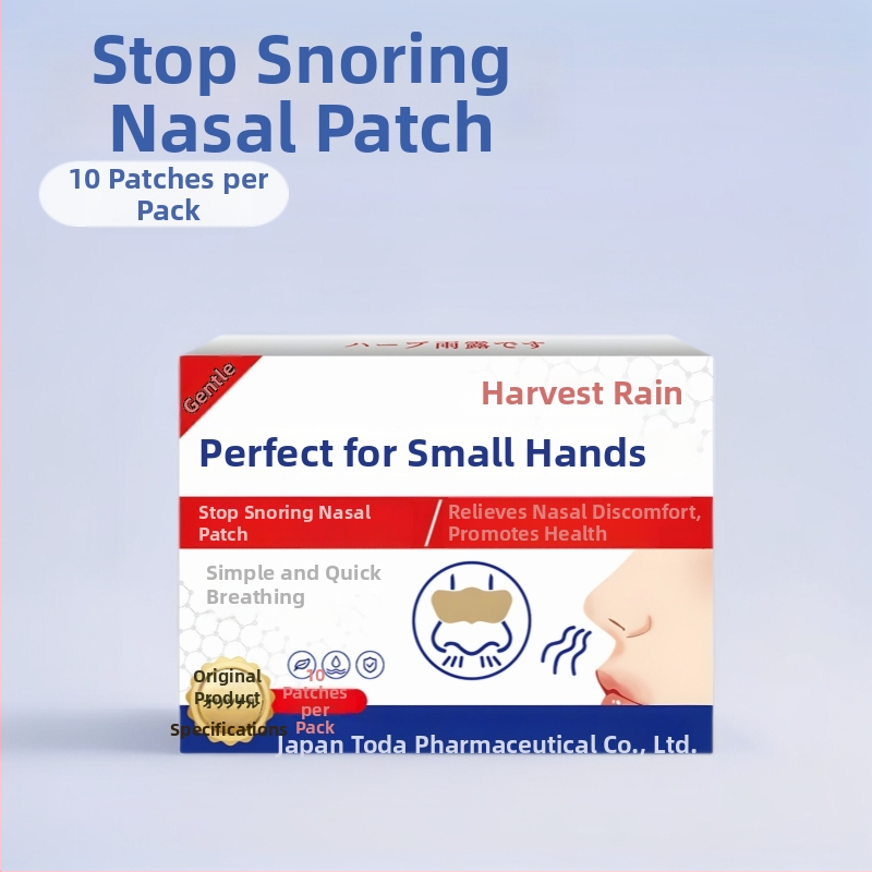 Nosies pleistras prieš knarkimą su žolelių kvapu — universalus visiems naudotojams ir odos tipams, įprastos specifikacijos