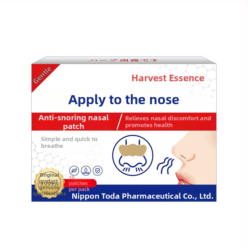 Nosies pleistras prieš knarkimą su žolelių kvapu — universalus visiems naudotojams ir odos tipams, įprastos specifikacijos