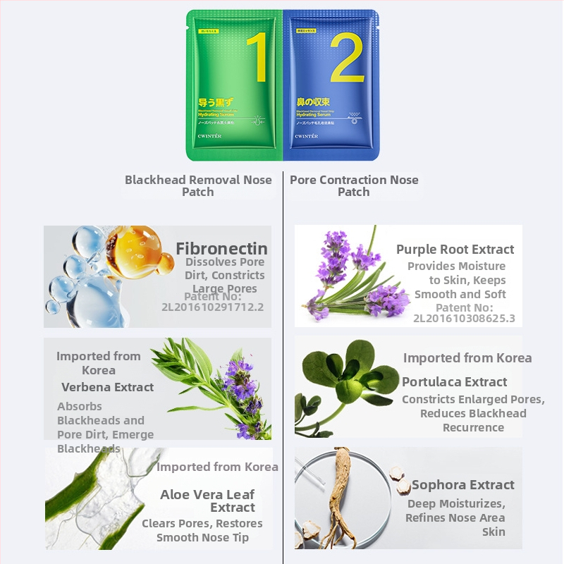 Zhiduo set plasturi nazali pentru eliminarea punctelor negre și curățarea porilor, îngrijire T-zonă — conținut net: 4g×5 bucăți + 4g×5 bucăți + 15ml; termen de valabilitate: 3 ani; marcă: Zhiduo