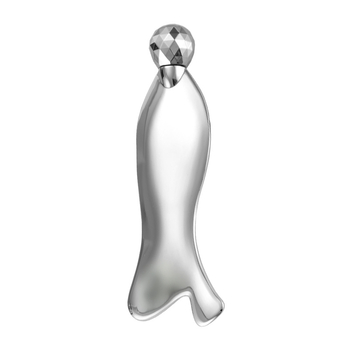 Metallist merine näomassaažiplokk 3D-rulliga näo tõstmiseks ja pingestamiseks; rull-tüüpi massaažitööriist; tsink-sulam