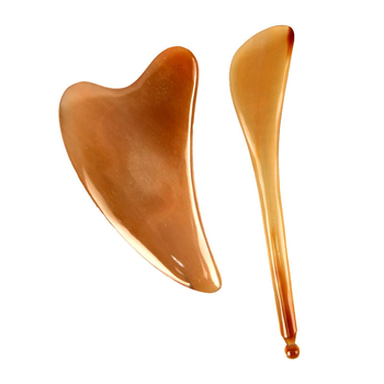 Gua Sha plāksne no raga sejas masāžai un kakla veidošanai – 200 gab./kaste