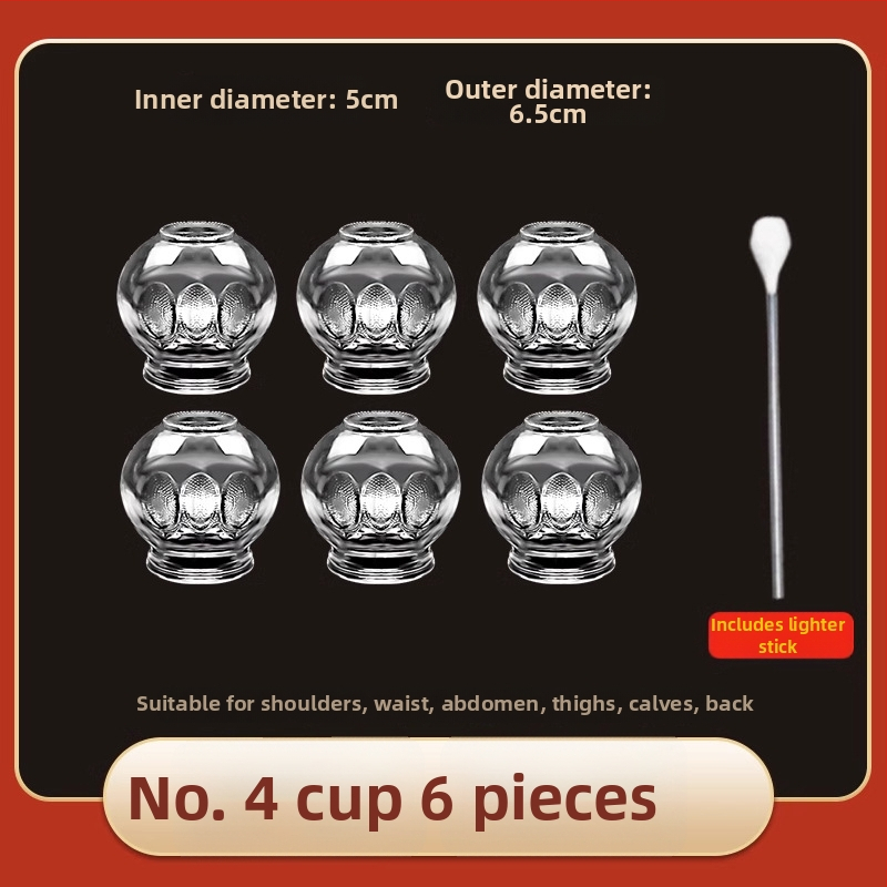 Stikla cupping komplekts Morning Industry mājas lietošanai – tradicionālā ķīniešu medicīna ierīce