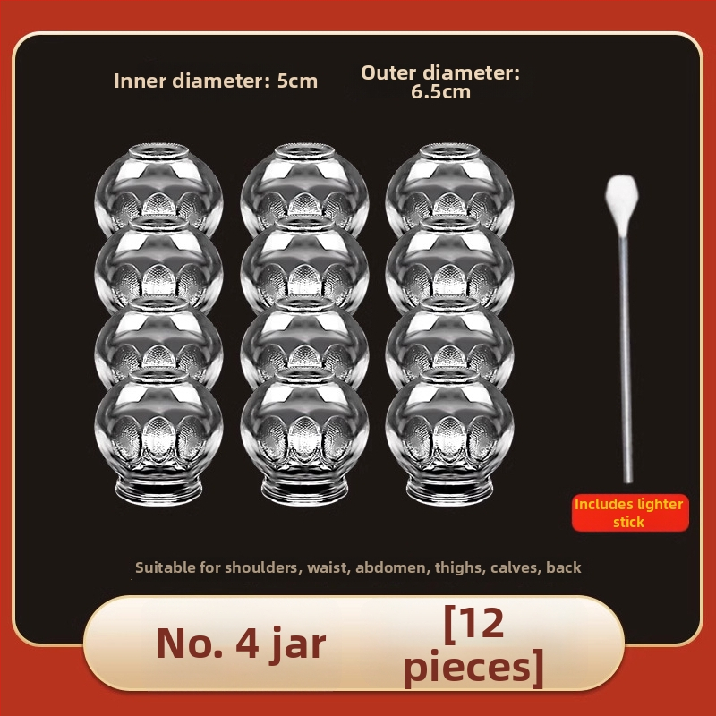 Stikla cupping komplekts Morning Industry mājas lietošanai – tradicionālā ķīniešu medicīna ierīce