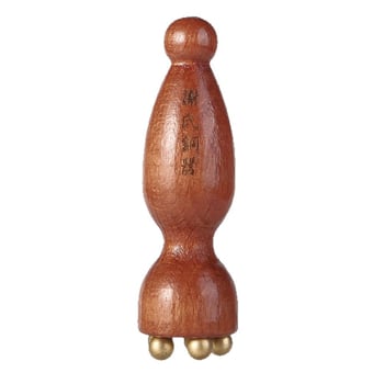 Ji Hui sejas masieris no misiņa un rozā koka akupunktūras ādas kopšanai, 1 gab.