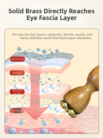 Bronzas sejas masieris ar acu akupunktūras instrumentu un sandaļkoku