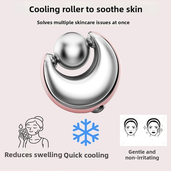 Roostevabast terasest rullmassaaž külmkompressiooniks naha hoolduseks, 1 kiirus, kodus kasutamiseks